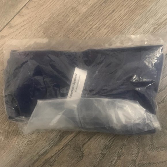 NWT AMERICAN APPAREL YOUTH UNISEX TRIBLEND TEE TRI-INDIGO 8 - Picture 10 of 10